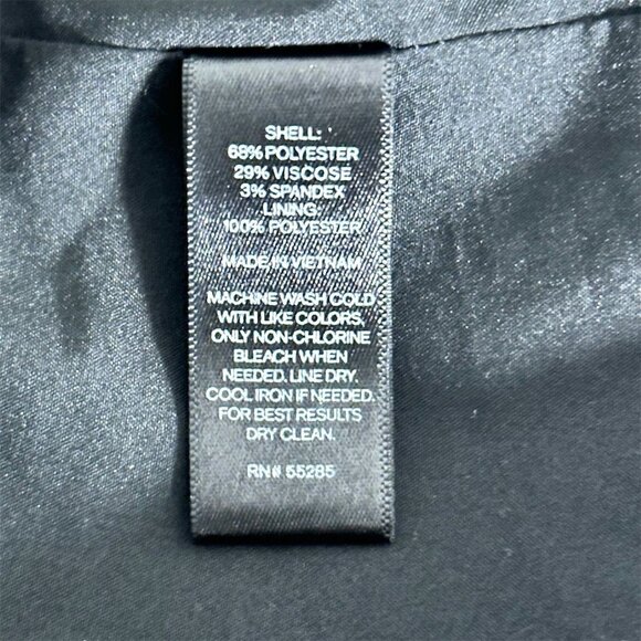 Express Women's Black One-Button Blazer Jacket Size 0 Tailored Fit - Picture 5 of 5